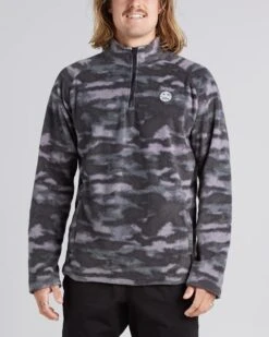 The Mad Hueys Hueys Global Zip Polar Fleece